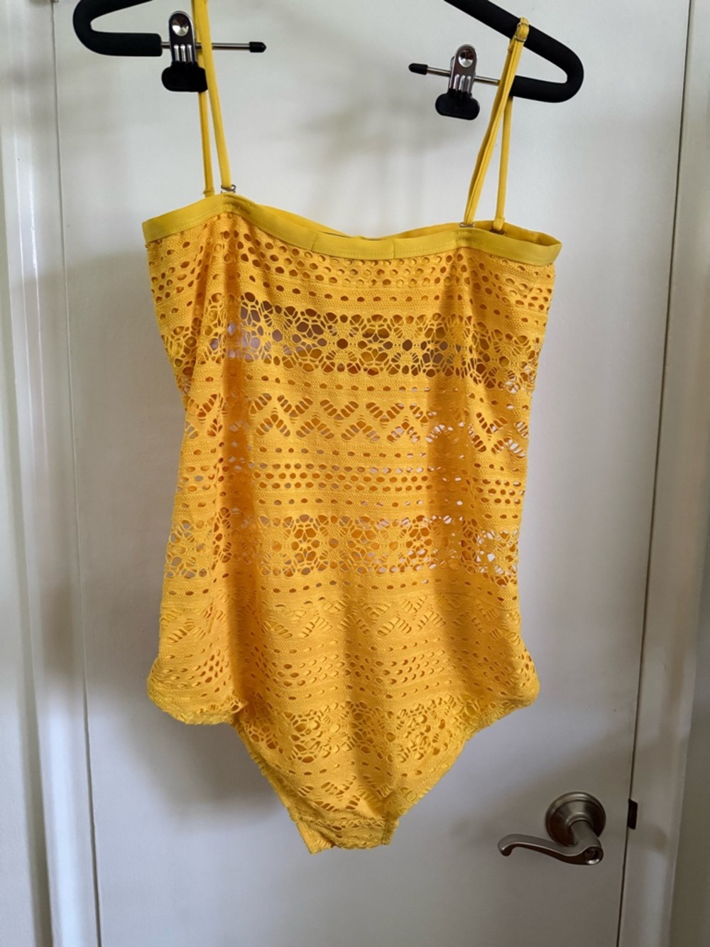 Lookbook store crochet bathing suit yellow size 8 - Picture 4 of 7